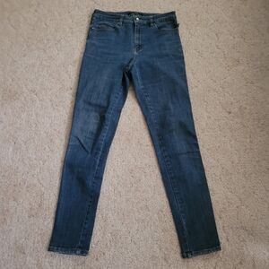 Tripp NYC Women's Dark Indigo Skinny Jeans T Pocket And Skull Rivets